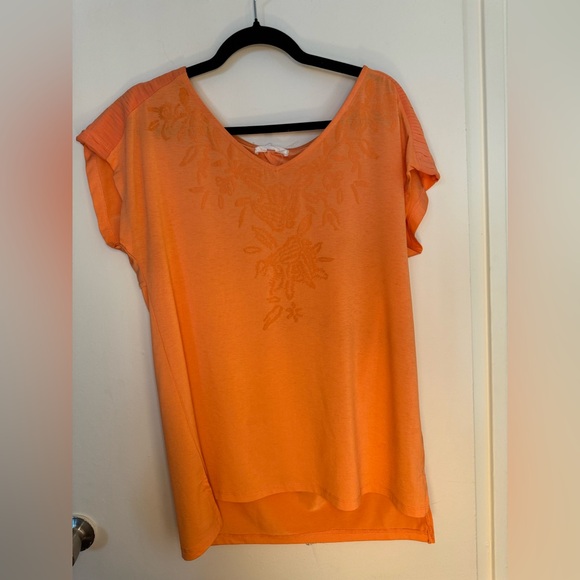Vintage Plus Size Orange Blouse - Picture 1 of 1